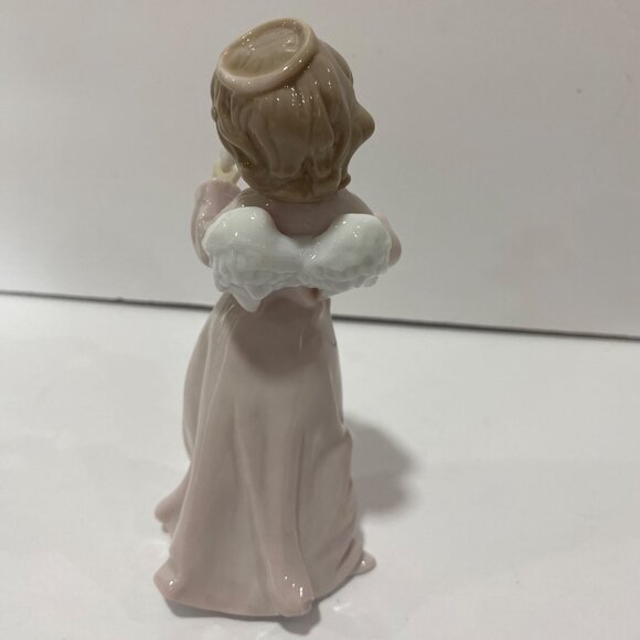 Vintage Baum Bros Formalities porcelain angel figurines set of 3 Christmas music - Picture 5 of 16